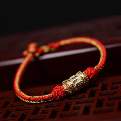 Tibetan Mantra  Luck & Protection Bracelet