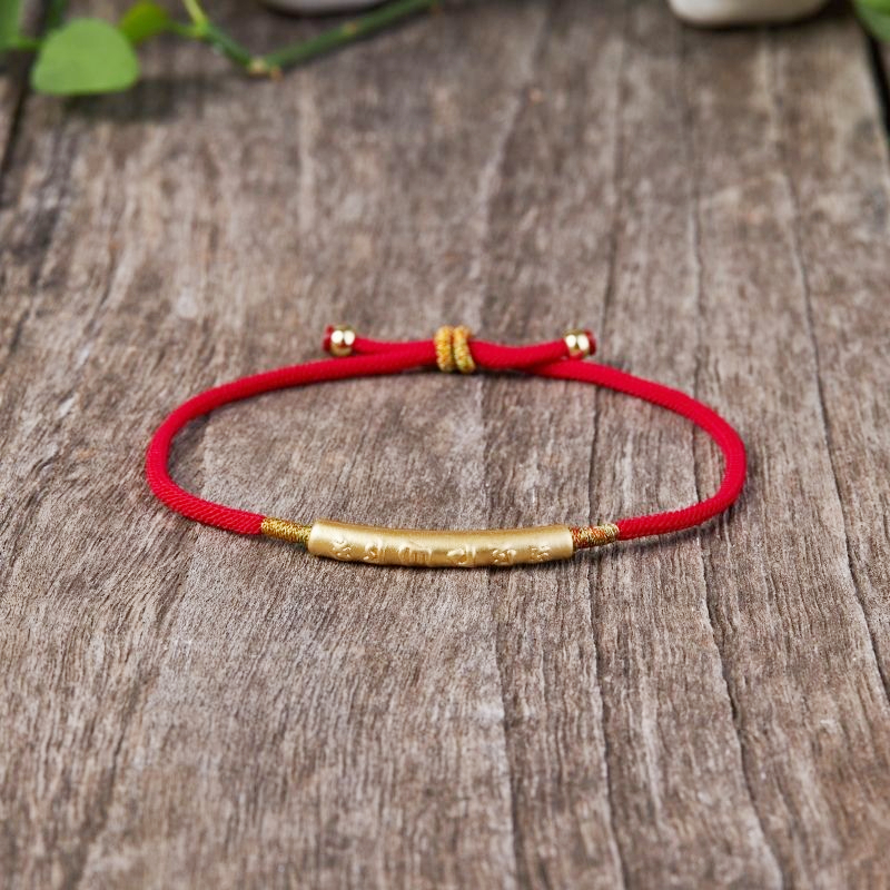 Lucky Red String Tibetan Bracelet